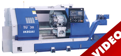 15" HYD. CHUCK IKEGAI ... (LIVE TOOLING) SLANT BED LATHE.